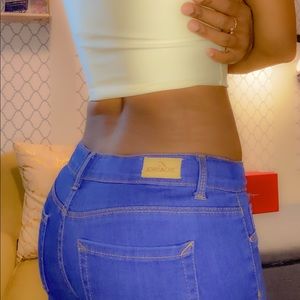 JORDACHE Blue Skinny Jeans
